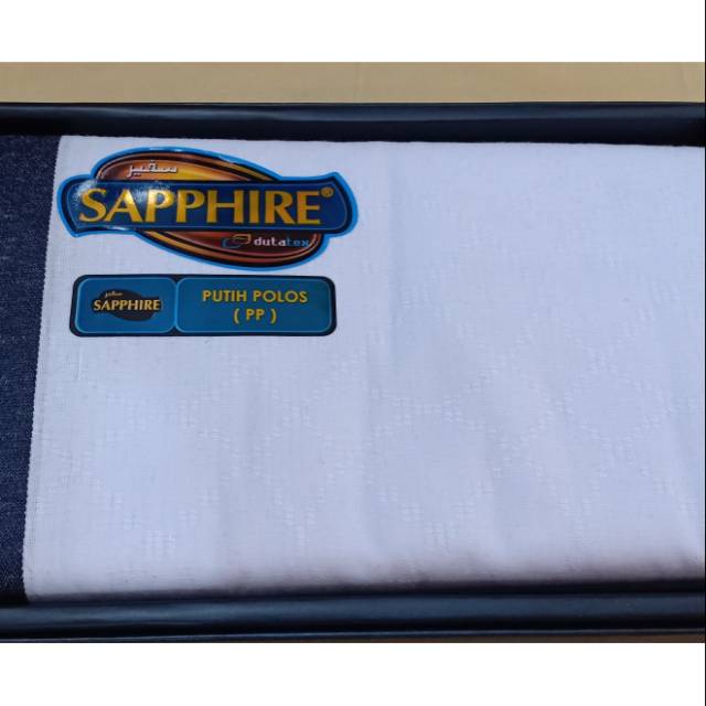 Sarung Sapphire Polos Hitam Tumpal HTPL