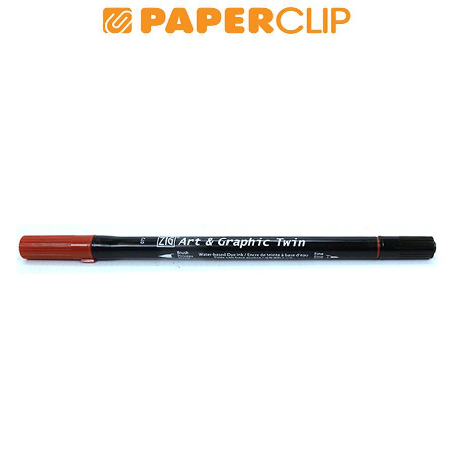

PEN BRUSH ZIG KURETAKE ART & GRAPHIC TWIN TUT-80 072 BROWN