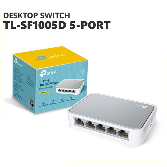 TP LINK 5 Port TL-SF1005D 10/100Mbps SWITCH HUB 5 PORT