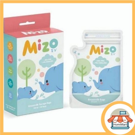 MIZO Breastmilk Storage Bag - Kantong Asi 120ml Isi 30pc Termurah Surabaya