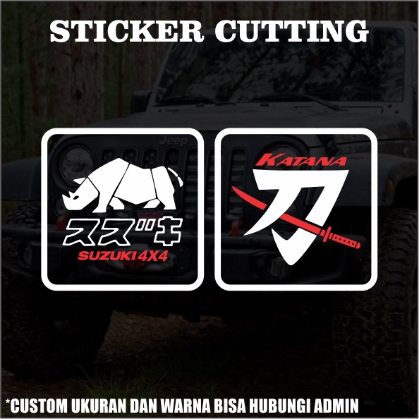 Sticker Cutting Suzuki Badak Katana Jimny