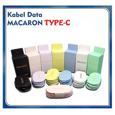 MACARON Data Cable TYPE-C / Kabel Data Macaron TYPE C Fast Charging