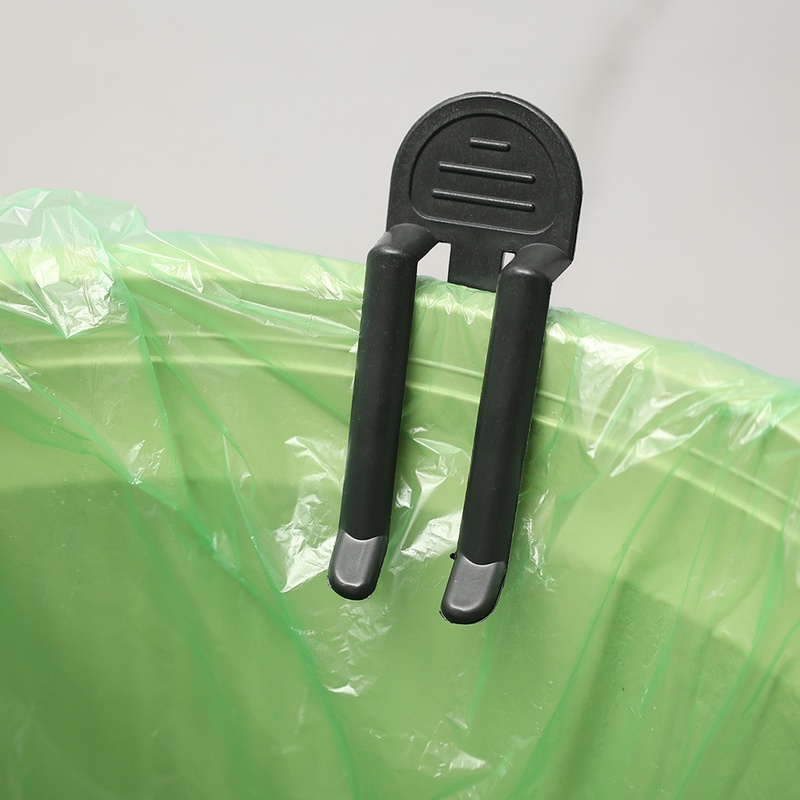 2Pcs Universal Plastic Trash Bag Fixed Clip / Practical Rubbish Bin Garbage Bag Clamp / Useful Waste Basket Holder for Home,Office,Hotel