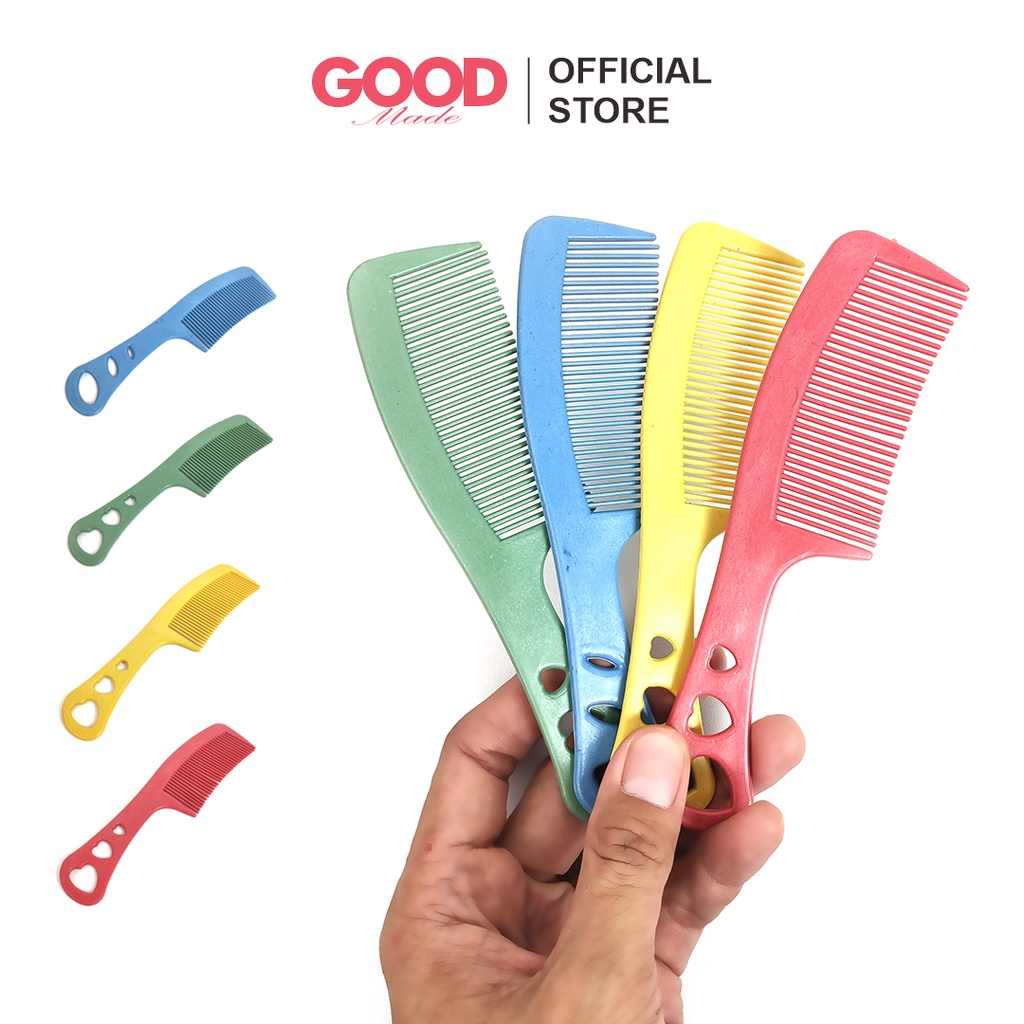 GOOD MADE - Sisir Rambut warna | Sisir Rambut Pria Wanita | Sisir Wanita Pipih | Sisir Rambut Murah | COD