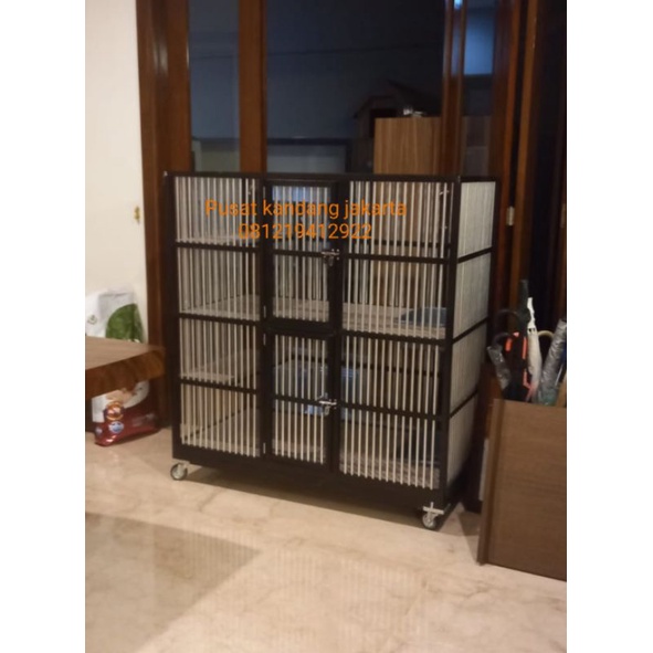 kandang kucing 2 tingkat