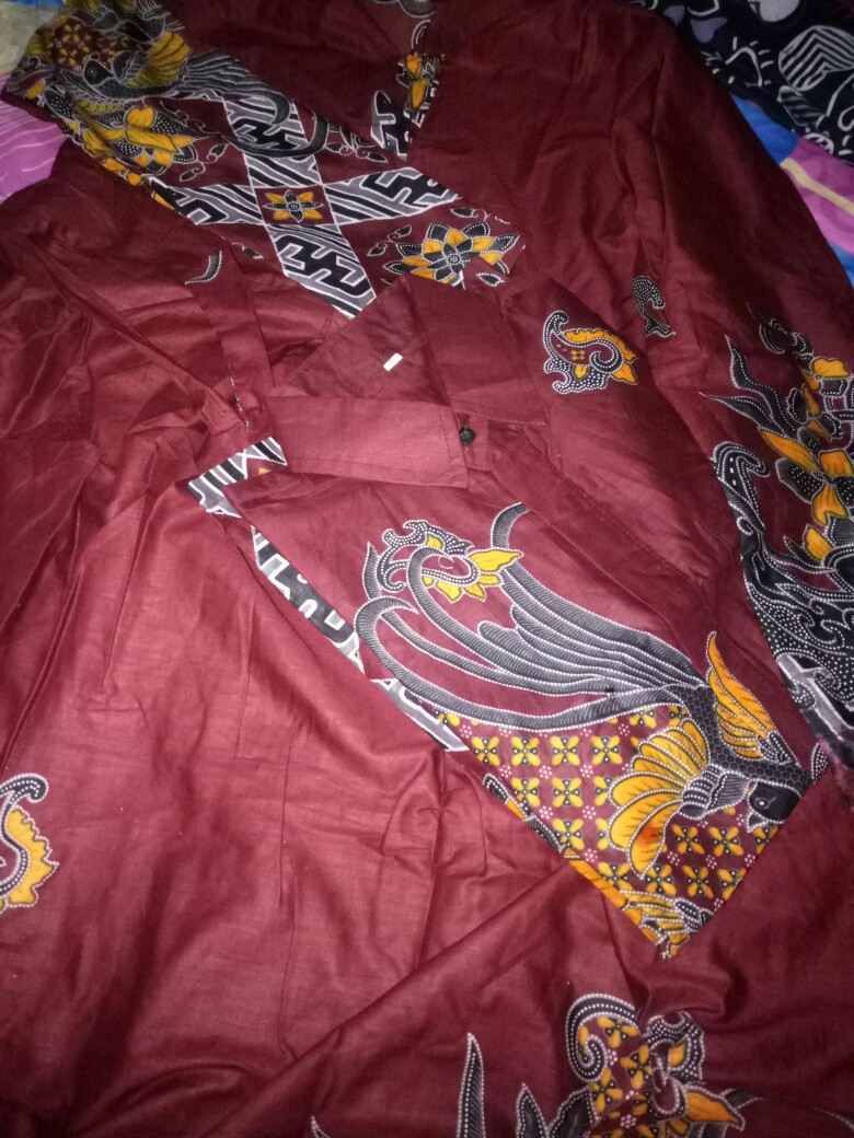 Batik Couple_maora Sania Ruffle Batik Couple Ori Ndoro Jowi Dnt Garansi Termurah