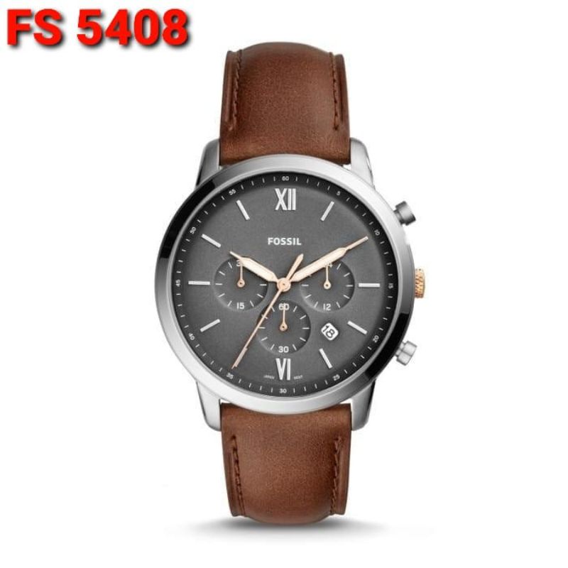 JAM TANGAN PRIA FS FS-5408 FS 5408 STRAP LEATHER ORIGINAL BM