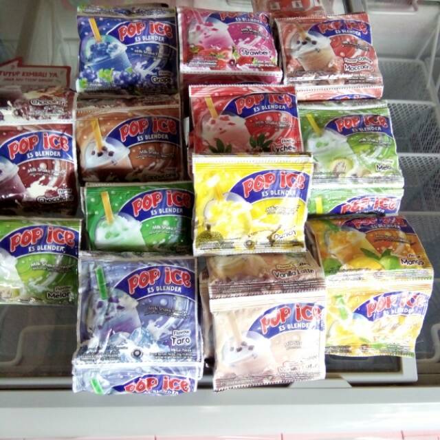 

Pop ice 1 renceng isi 10 pcs, grosir