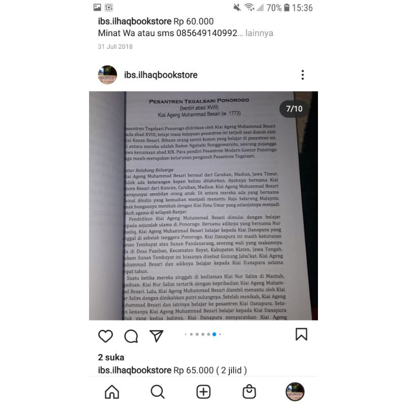 Napak tilas masyayih diJAWA buku ada 2 JILID