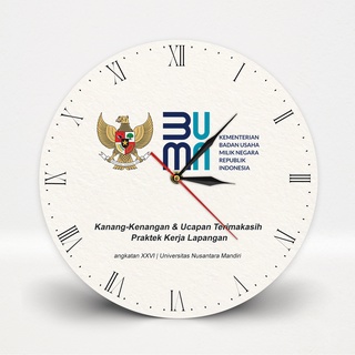 Jual Jam Dinding Custom Logo Instansi Cinderamata Souvenir Perusahaan