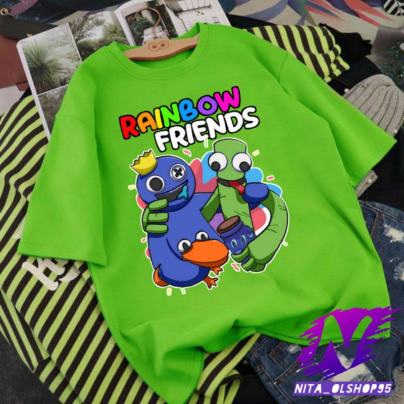 baju anak rainbow friends baju rainbow friends baju kaos anak rainbow friends kartun anak