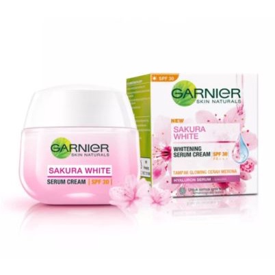 ☘️Yuri Kosmetik☘️ Garnier Sakura White Night Cream 50ml