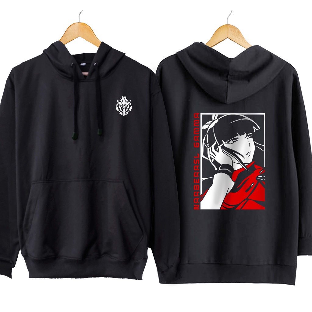 Jaket hoodie jumper anime NARBERAL GAMMA - OVERLORD material cotton fleece