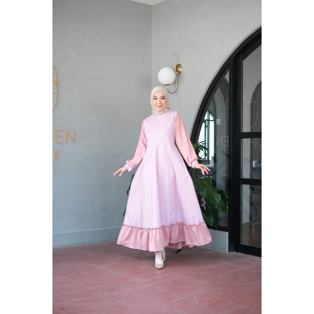 [YUMNA] MADA DRESS / GAMIS WANITA MUSLIM JUMBO TERBARU DAN TERMURAH / DRESS WANITA MUSLIM UKURAN M/X