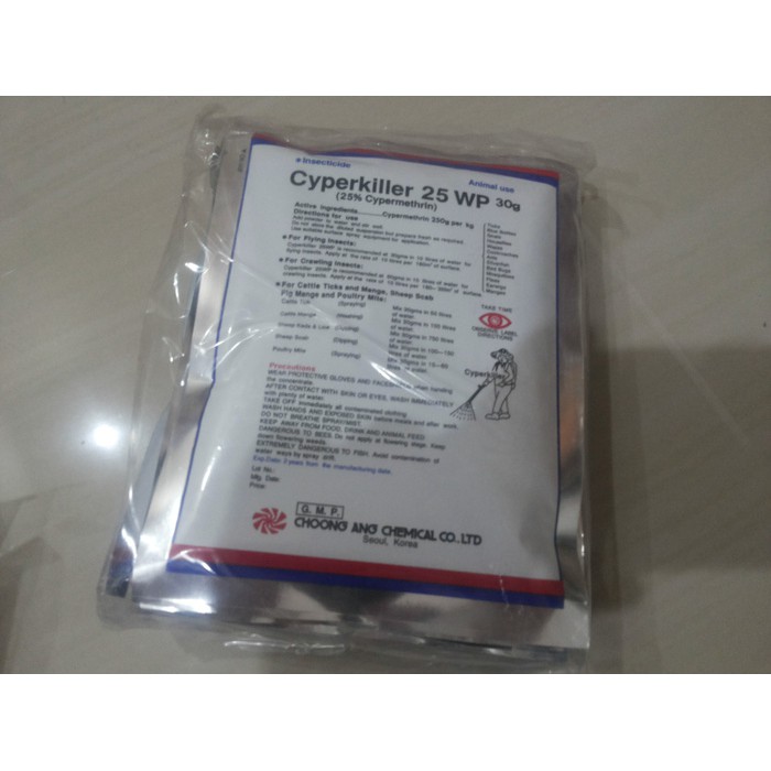 Cyperkiller 25WP Pembasmi Hama & Kutu Walet