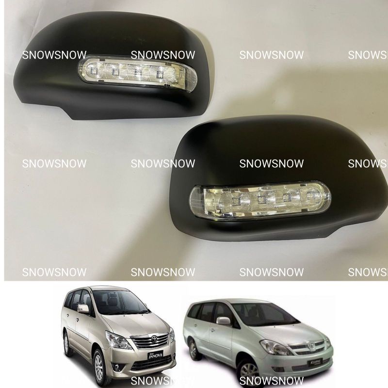 Cover Spion Innova 2005 2010 2012 LED Sein Besar Hitam