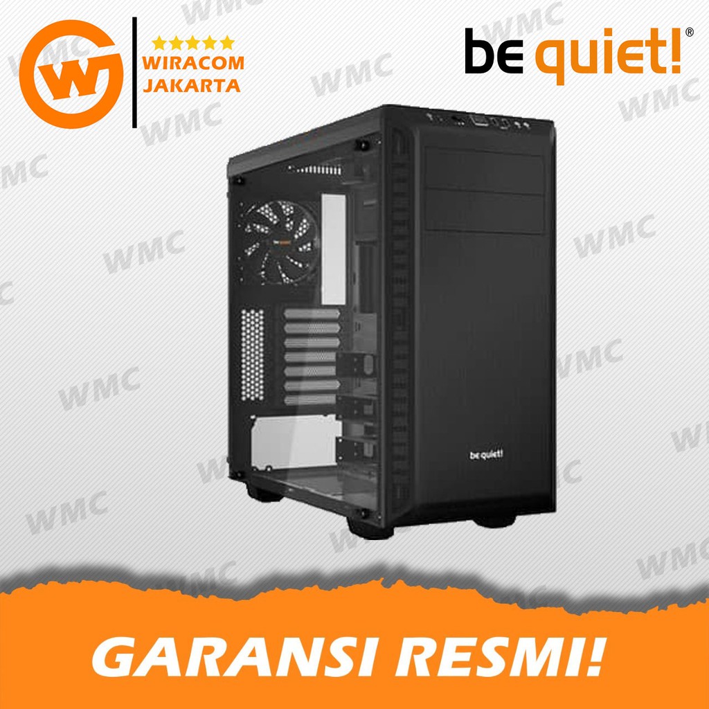 be quiet Gaming Case PURE BASE 600 Black TG - FREE 2x Pure Wings Fan