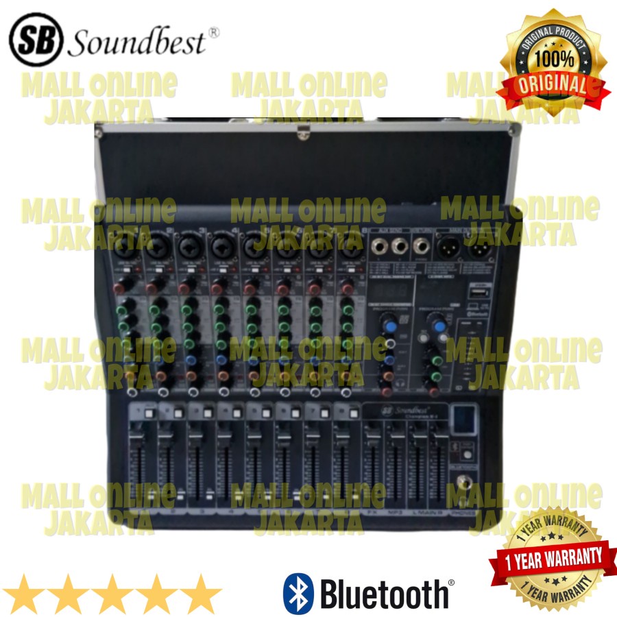 Mixer 8 channel soundbest champion8 soundcard original champion 8