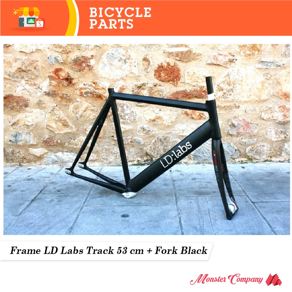 Frame LD Labs Track 53 cm + Fork Black