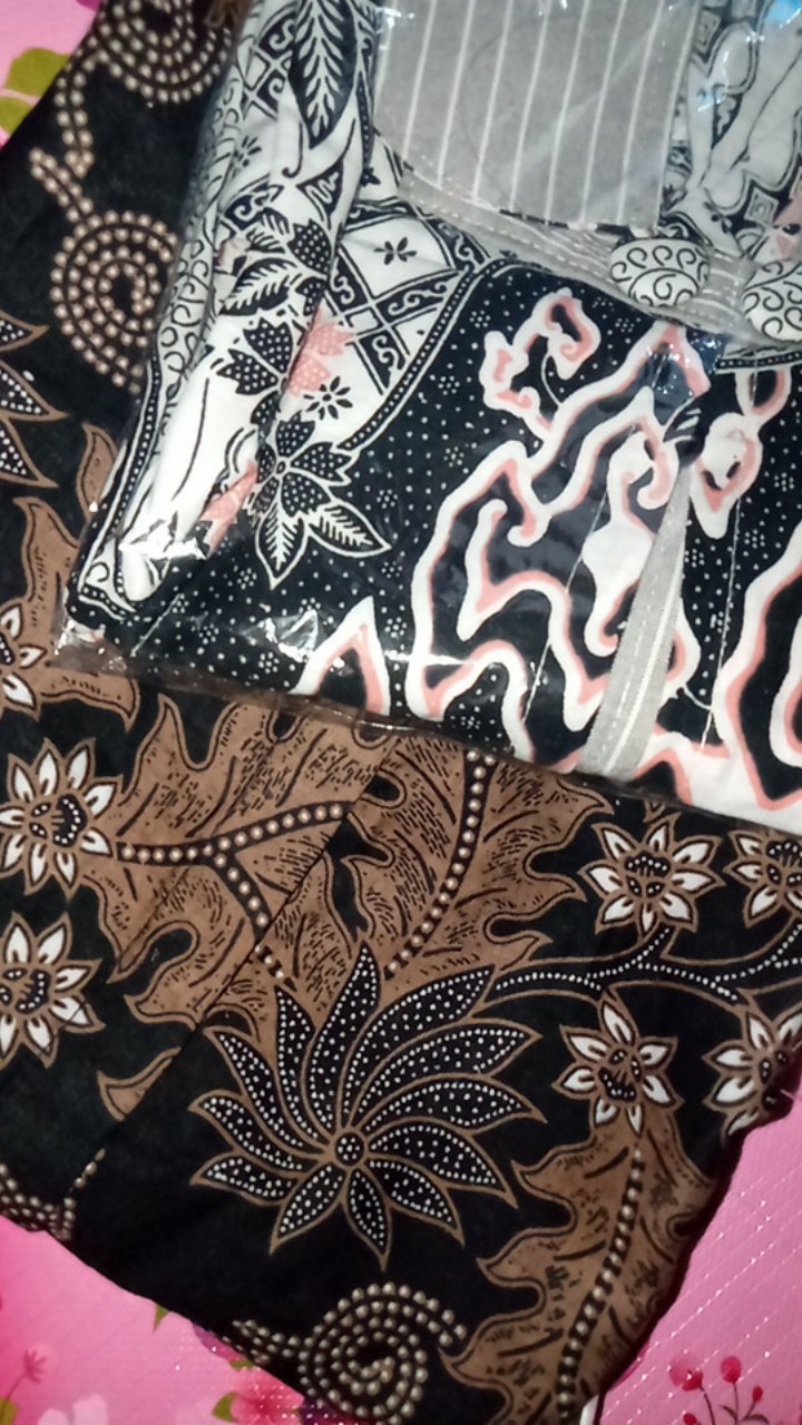 Atasan Batik Dolby Dolbi Dobby Doby Tenun Sutra Tulis Halus Katun Atbm Baron ,sarombit Atasan