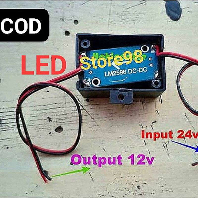 Controller ubah arus 24 Volt ke 12 Volt