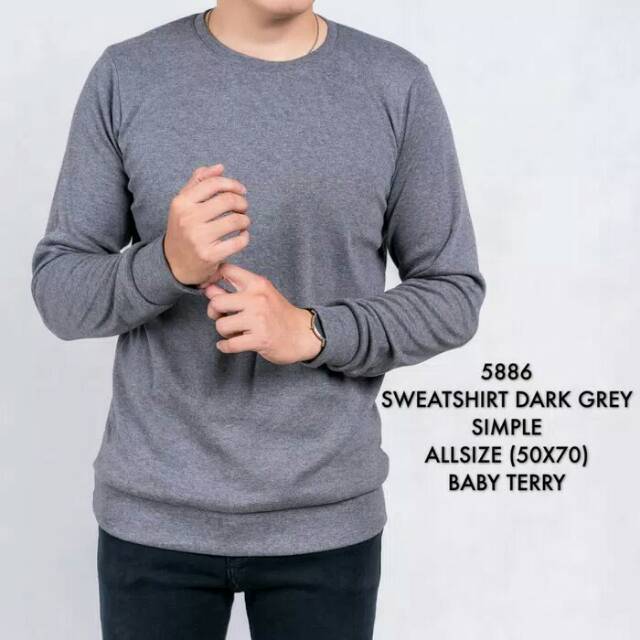 SWEATSHIRT PRIA TERBARU / SWEATER DISTRO TERBARU / KAOS PRIA LENGAN PANJANG TERBARU