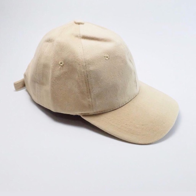 Polo caps coklat muda