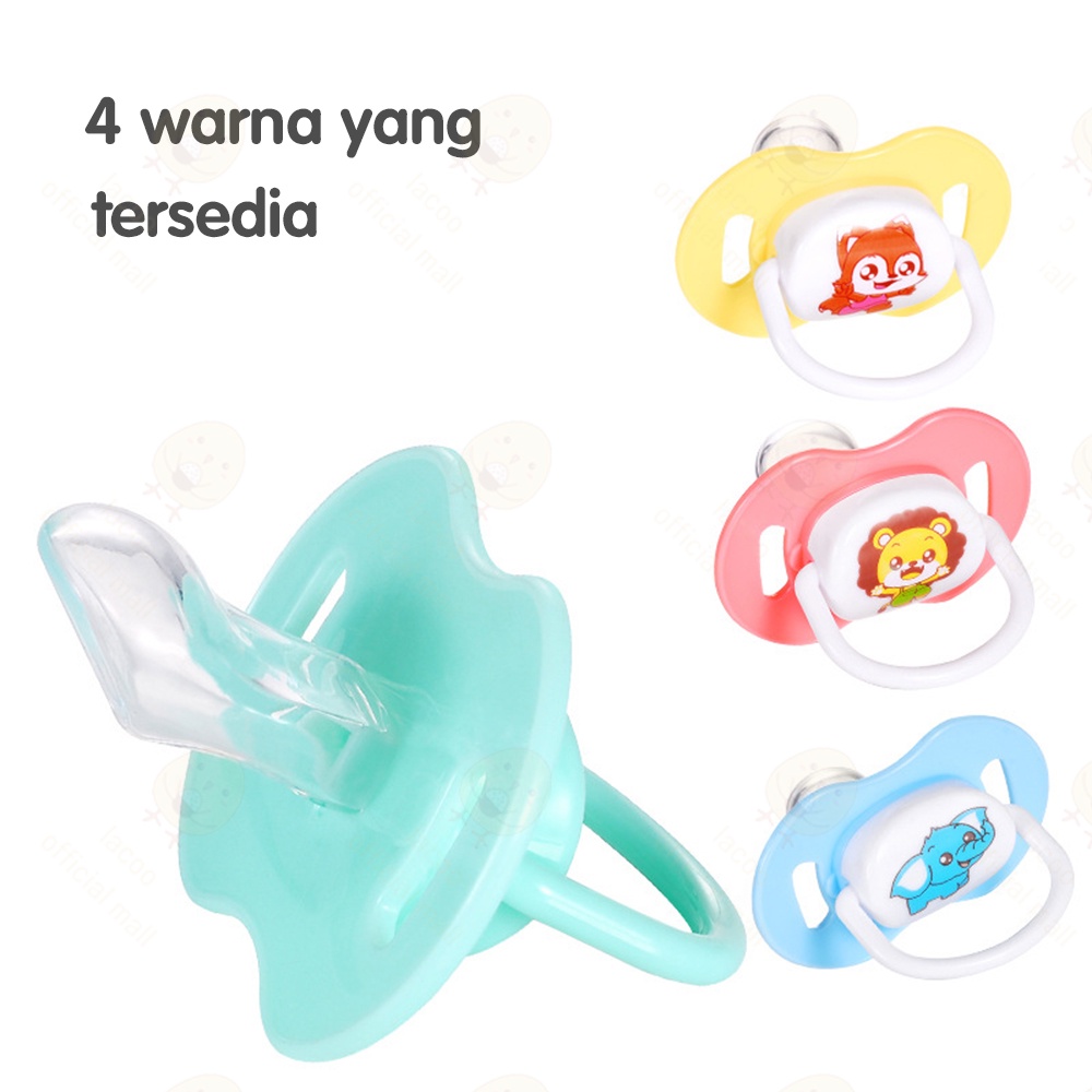 Lacoo Dot empeng bayi silicon Kompeng bayi Dot bayi datar Baby pacifier