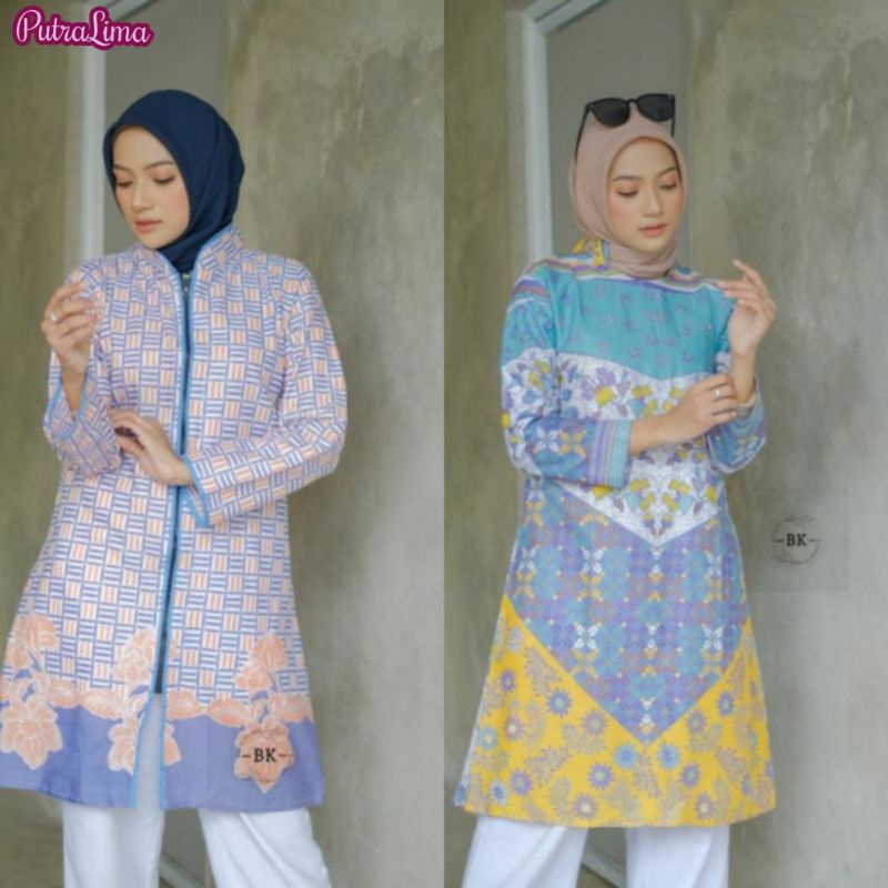 BAJU BATIK WANITA MODERN KANZA M.L.XL.XXL asli pekalongan