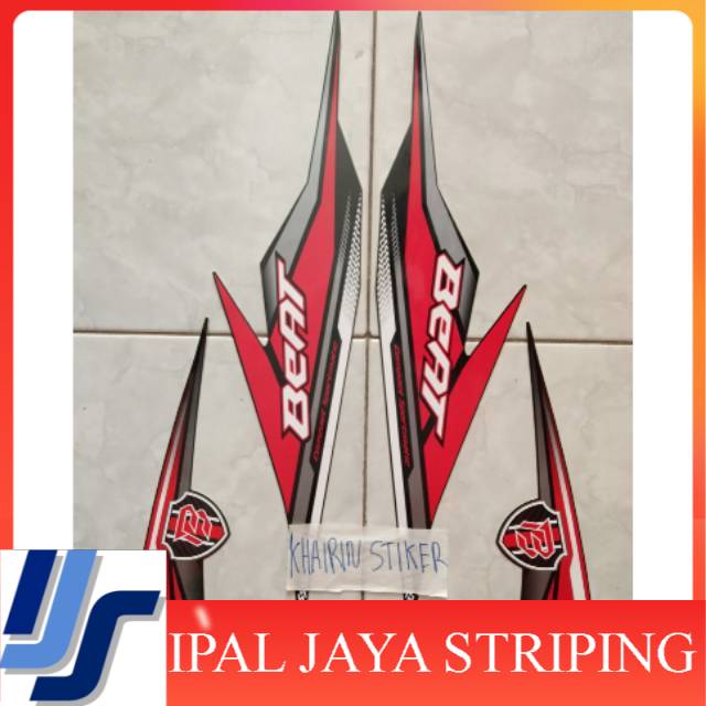 Stiker Striping beat 2019 hitam