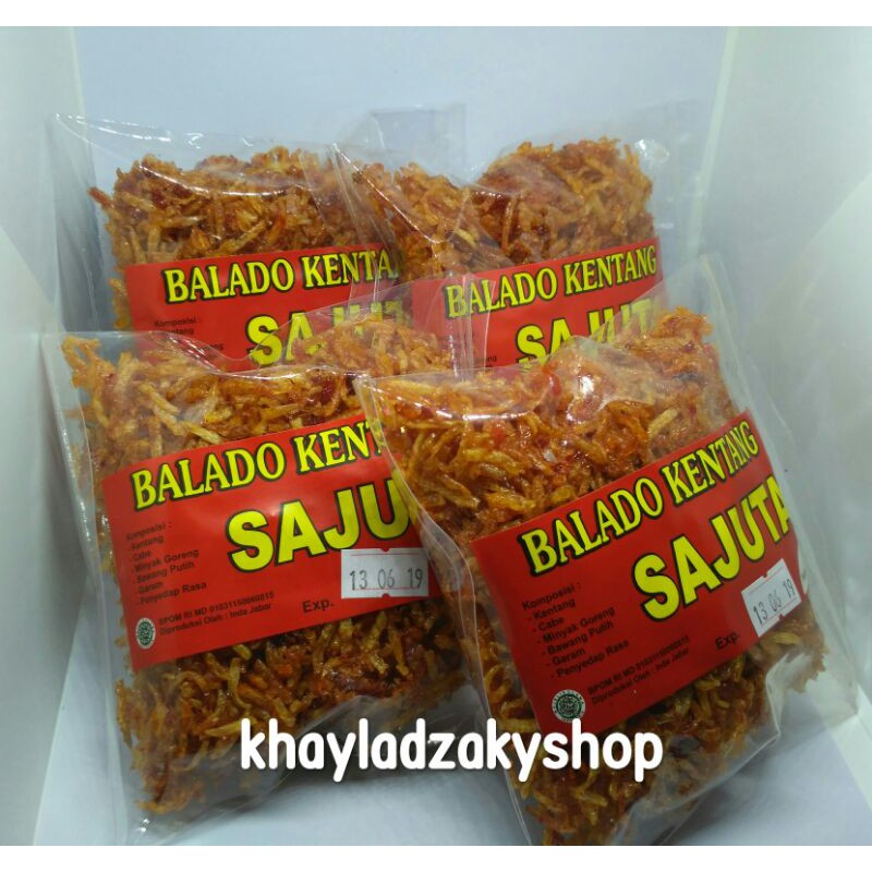 

Khayla's Food [100gr] Balado Kentang Sajuta