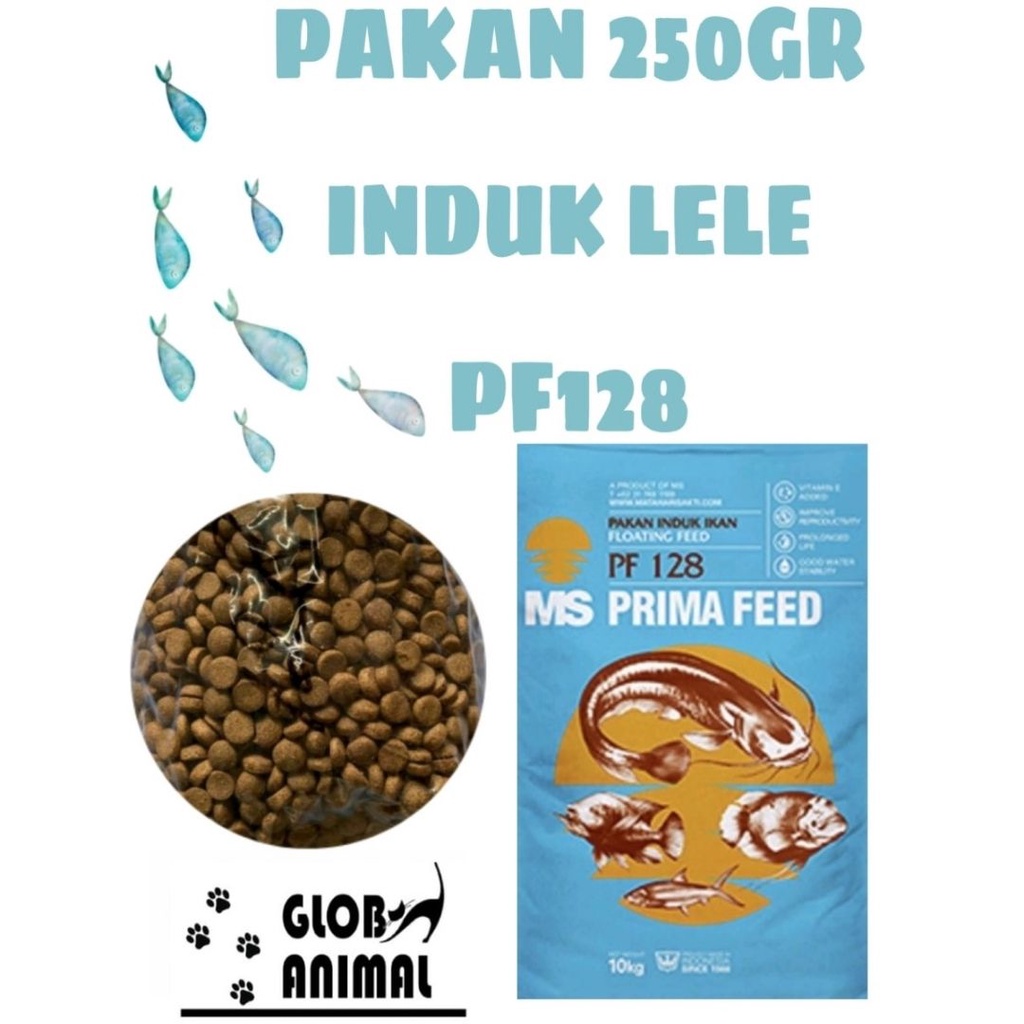 PRIMA FEED PF 128 ECER 250 500GRAM PAKAN INDUKAN IKAN LELE NILA GURAME