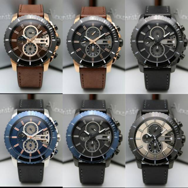 JAM TANGAN PRIA ALEXANDRE CHRISTIE AC 6527 LEATHER ORIGINAL GARANSI RESMI 1 TAHUN