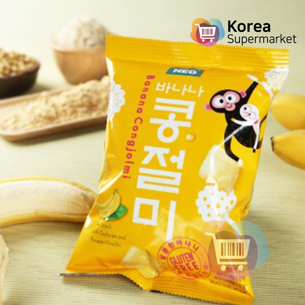 [PRODUK DISKON] Neo Congjolmi Banana Crackers 60 gram