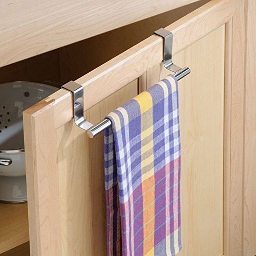 Rak Gantungan Handuk Dapur Serbaguna 5 Hook / 1 Hook Besar Berkualitas Stainless Steel Modern Pengait Kaitan Gantung Alat Masak Spatula Kain Lap Tangan Serbet Alat Kamar Mandi Stand Rack Kitchen Hanger Cabinet