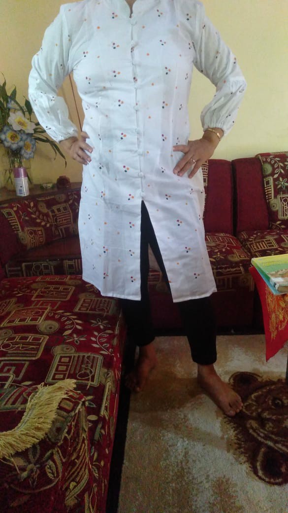 Tunic Batik - Aresha Putih