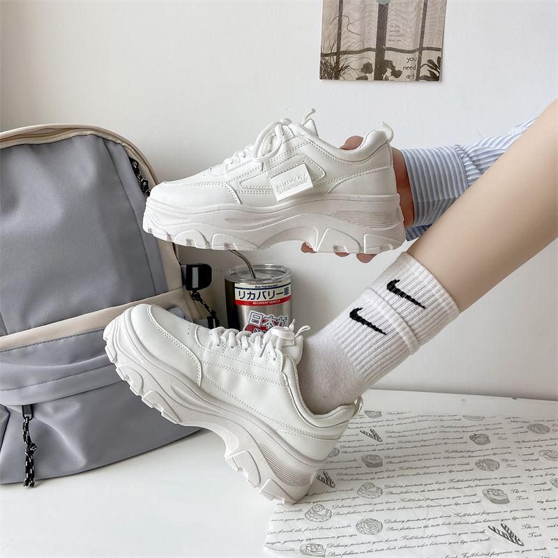 [GROSIR][COD] SEVEN_DAY SEPATU SNEAKERS WANITA KOREA IMPORT SPORT SHOES PUTIH H-923