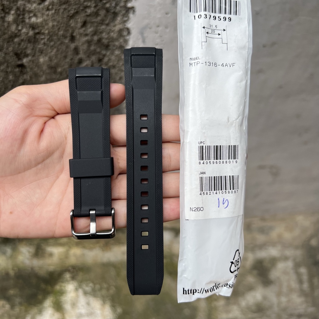 Strap tali jam tangan casio MTP-1316 4A original band MTP 1316