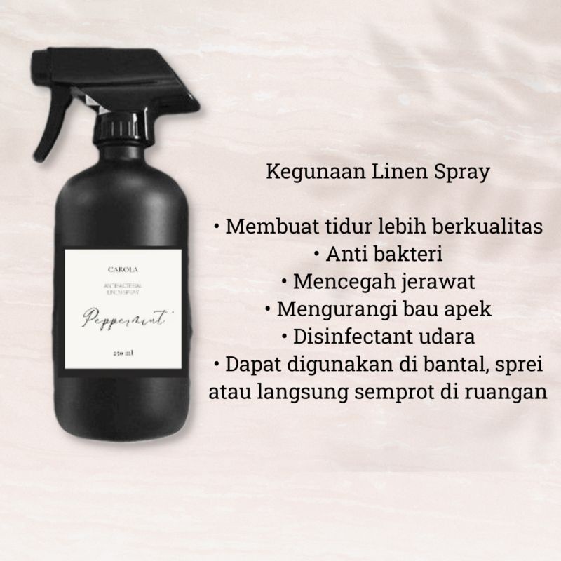 Linen spray anti bakteri pengharum ruangan