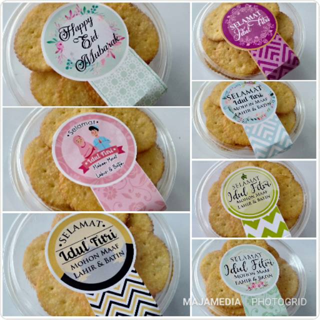 STICKER KUE LEBARAN HAMPERS
