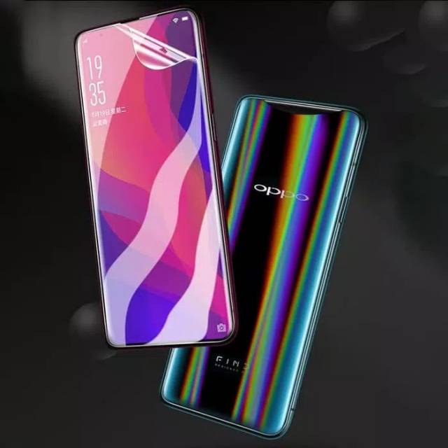 anti gores screen guard oppo find X anti shock full cover