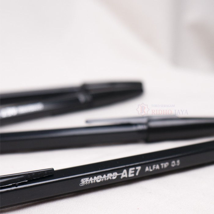 

Murah Pulpen Standard Ae7 05 Hitam - 1 Lusin / 12 Pcs, Pulpen Sekolah, Kerja Bergaransi