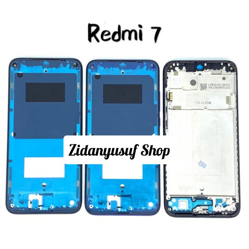 FRAME TULANG TENGAH TATAKAN DUDUKAN LCD XIAOMI REDMI 7 ORIGINAL