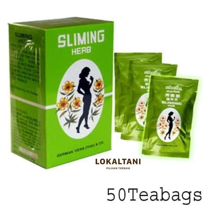 

Sliming Herb Tea / Teh Herbal Diet Alami 1box isi 50 tea bags