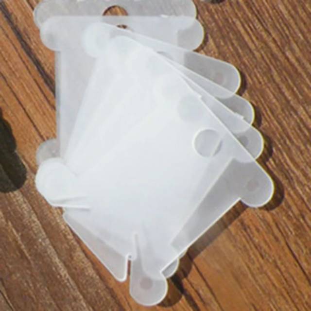 10pcs Plastic bobbin card/ kartu penggulung benang sulam