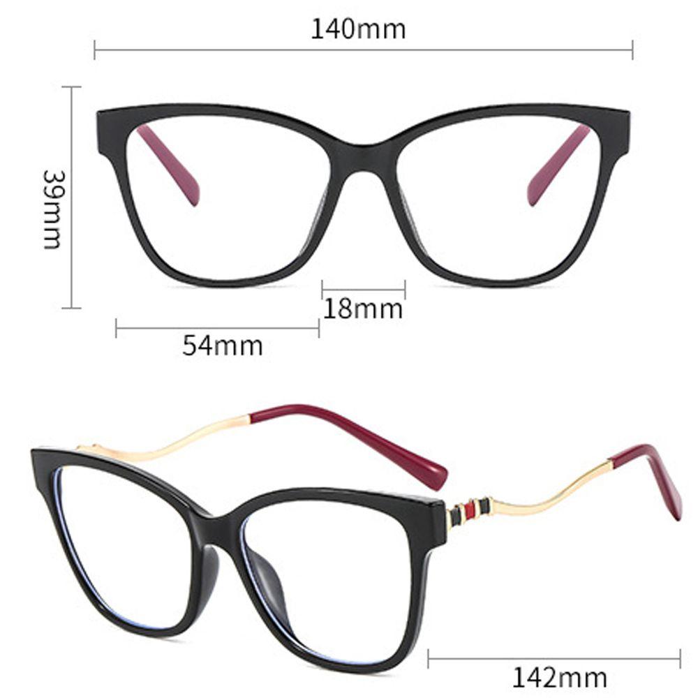 Mxbeauty Kacamata Anti Blue Light Wanita Bingkai Besar Blue Light Blocking Anti Radiasi Komputer Eyeglasses