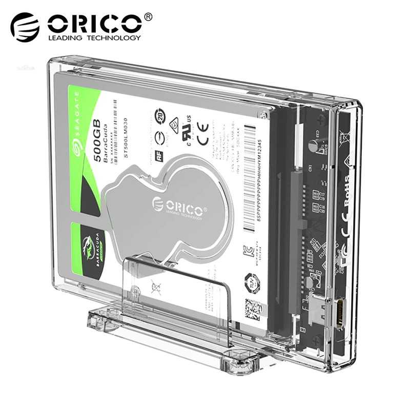 Orico Hard Drive Enclosure 2.5 inch USB 3.1 With EU Adapter - 2159U3 ( Al-Yusi )