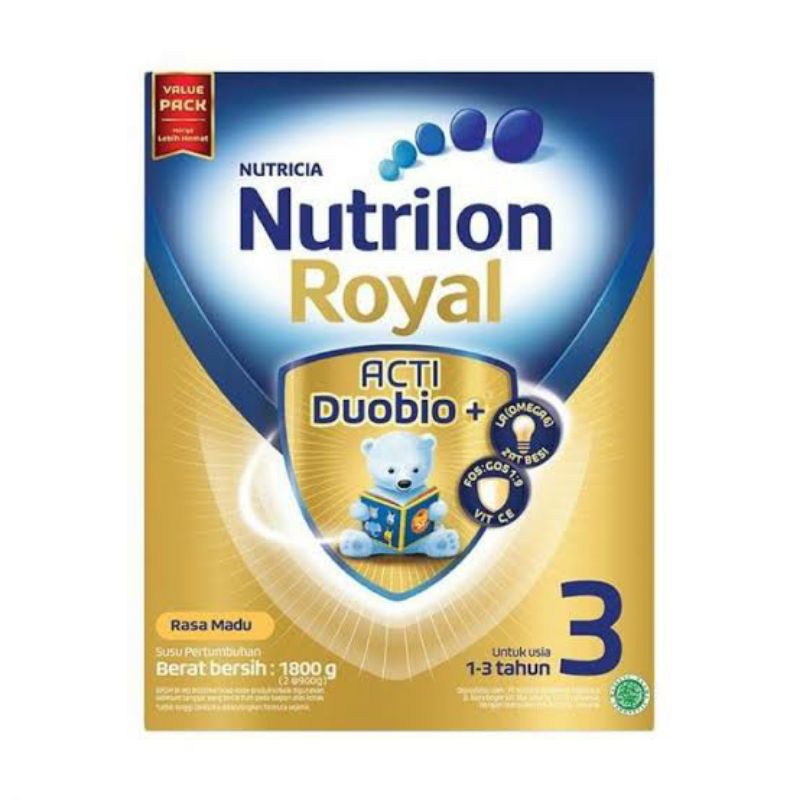 

Nutrilon Royal 3 Rasa Madu ukuran 400gr, 800gr, 1800gr