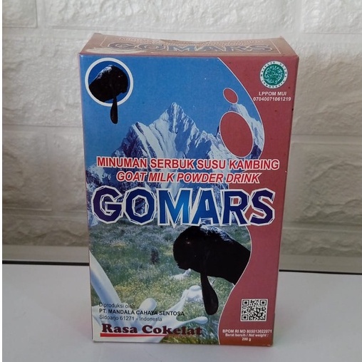 

Gomars Susu Kambing Bubuk Coklat 200 gram