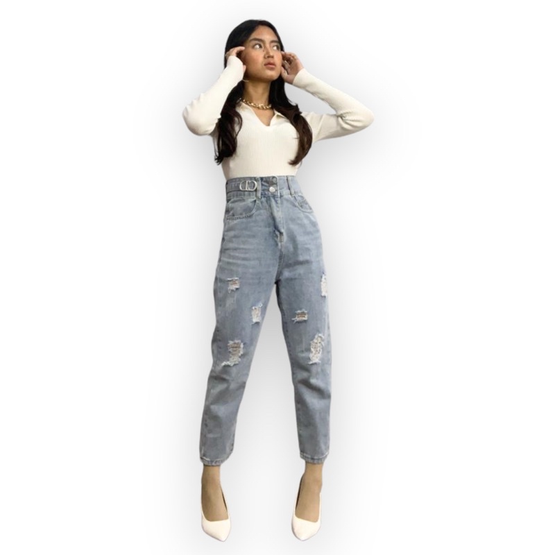 LUXE.DLABEL] - E39 Jeans | Celana panjang Highwaist wanita Jeans import premium Jeans wanita polos ripped jeans High waist jeans wanita bkk Skinny Jeans High waist Baggy jeans Wideleg Jeans Kulot jeans Boyfriend jeans Wanita Kargo Jeans
